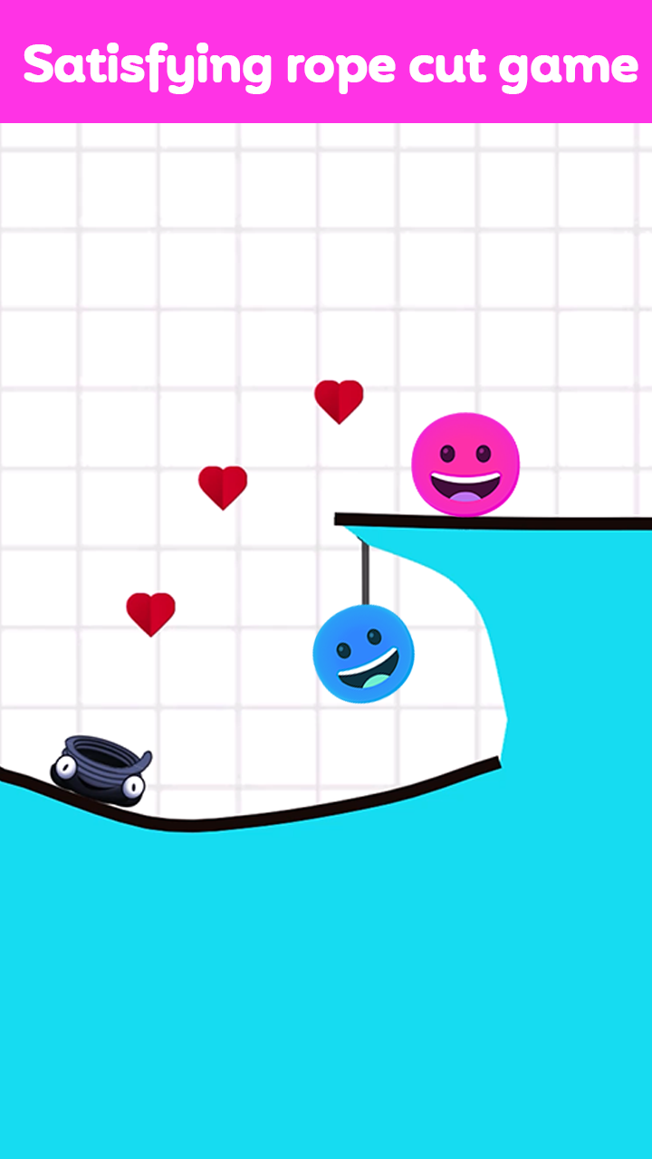 Rope Cut Balls Game Screenshot