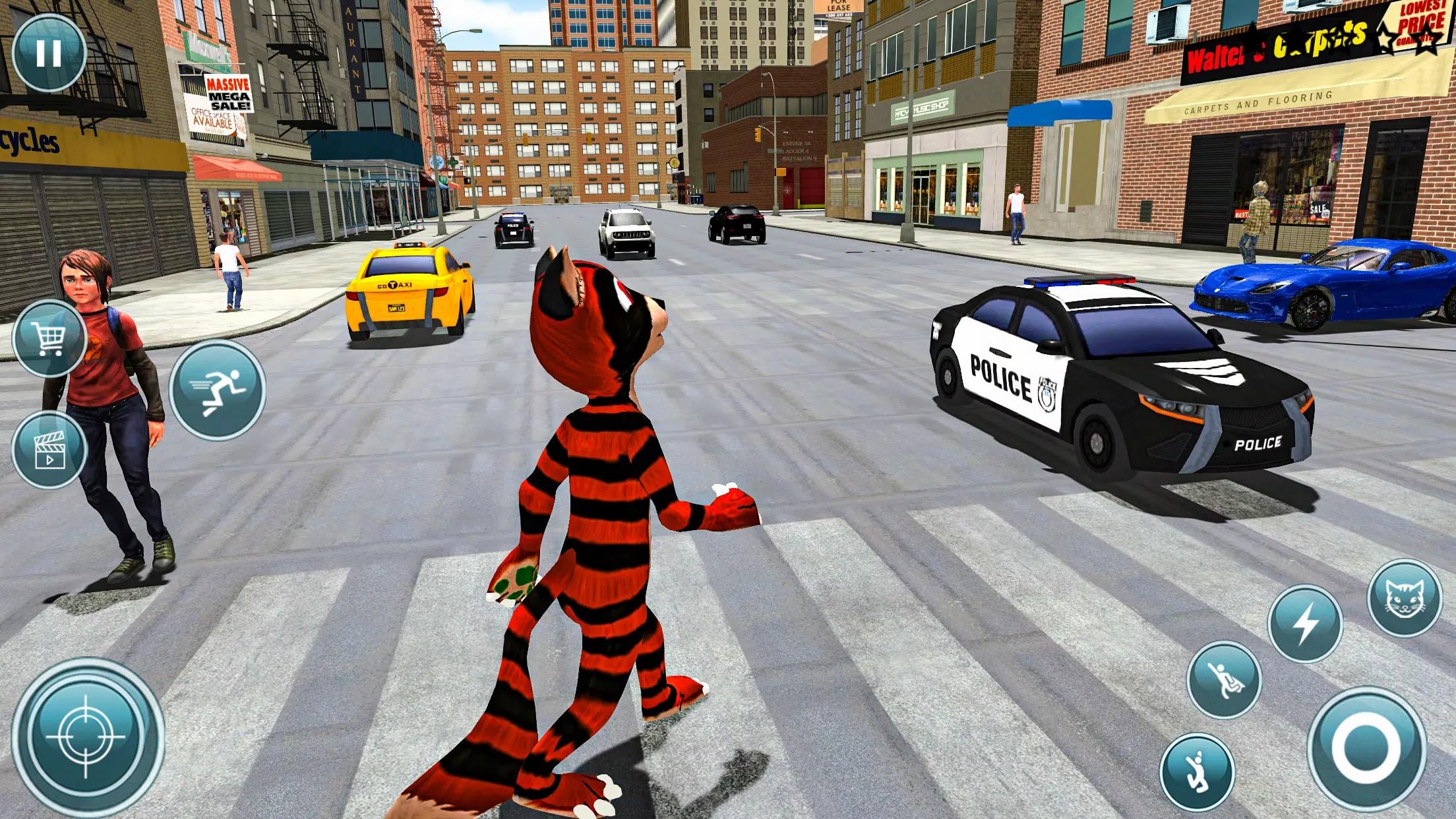 Cat Gangster Mafia City Crime Game Screenshot