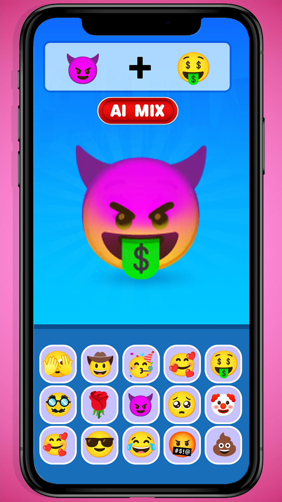 Emoji AI Mix Master Fun Merge Game Screenshot
