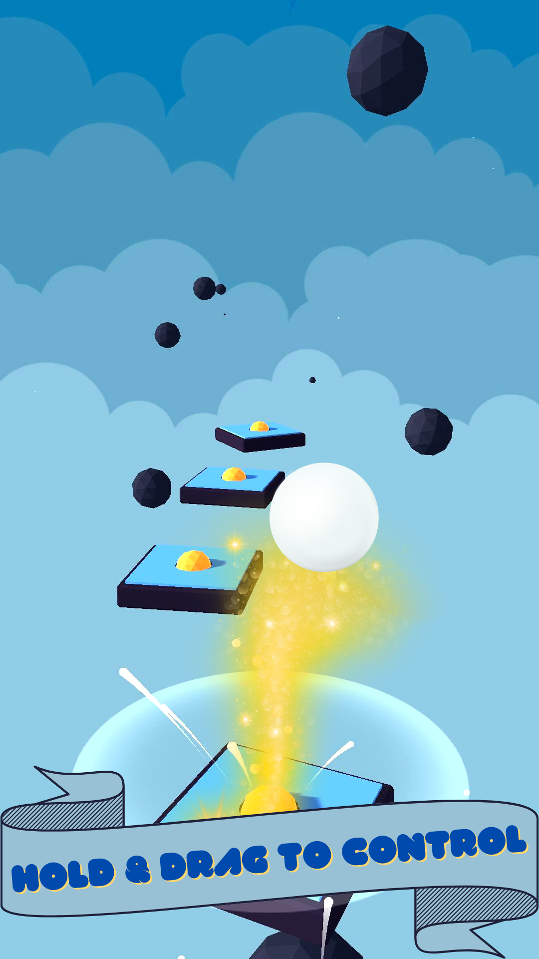 Screenshot of Sky Rolling Ball Game 3D Music