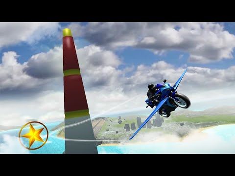 Screenshot of the video of Flying SWAT Police Bike 3D