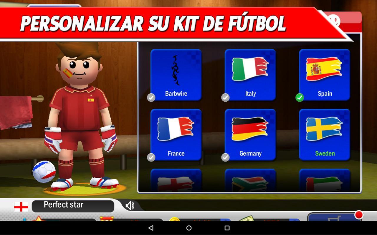 Captura de Pantalla del Juego Perfect Kick - fútbol