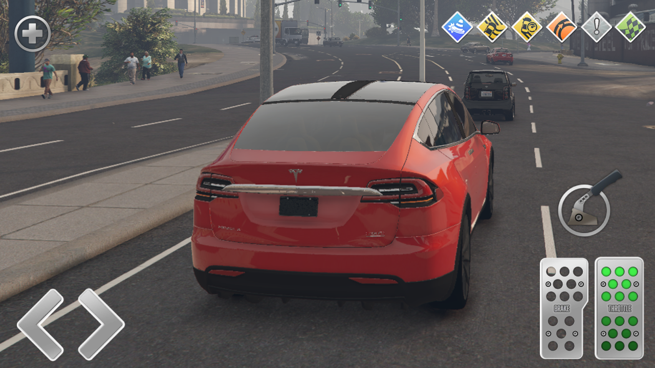 Screenshot of Tesla Model X: Future Racing