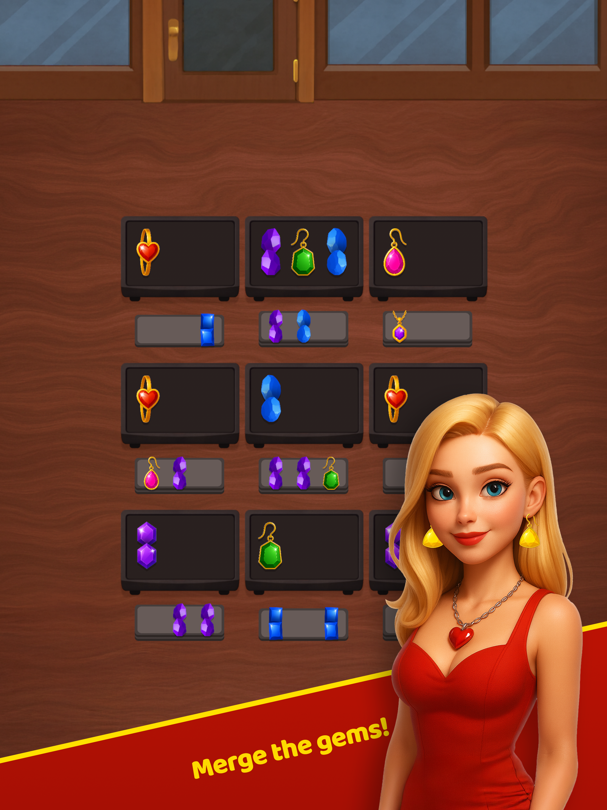 Jewelry Match Game Screenshot
