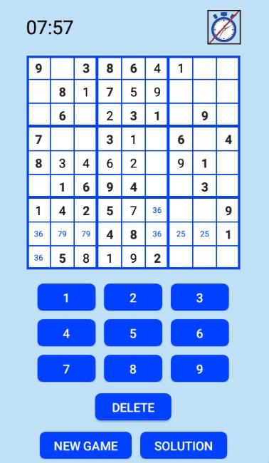 Sudoku for Pros Game Screenshot