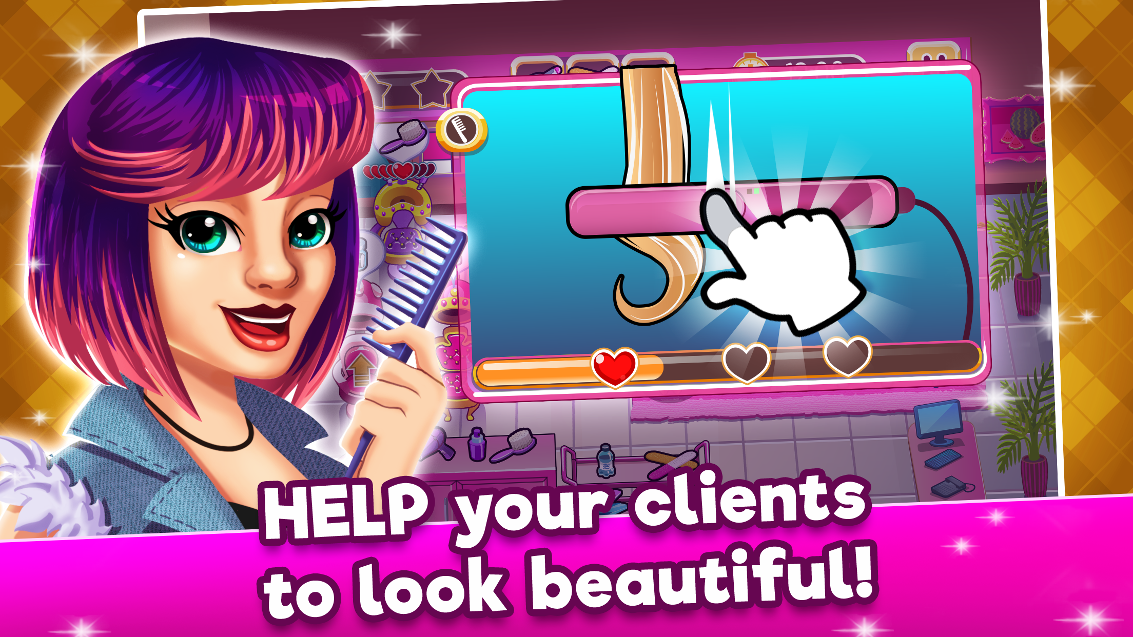 Beauty Salon: Parlour Game Game Screenshot