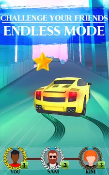 DodgeFall Racing Game Screenshot
