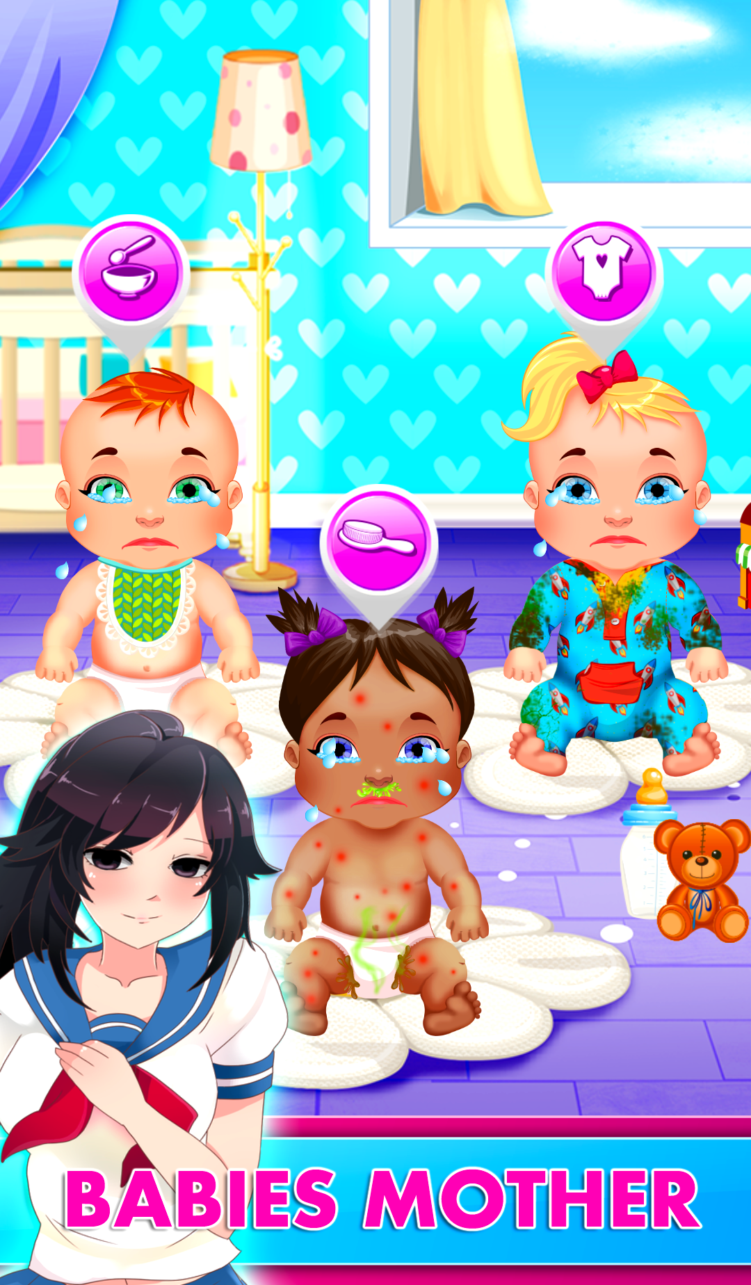 Yandere Chan High School - Babies Mother screenshot game