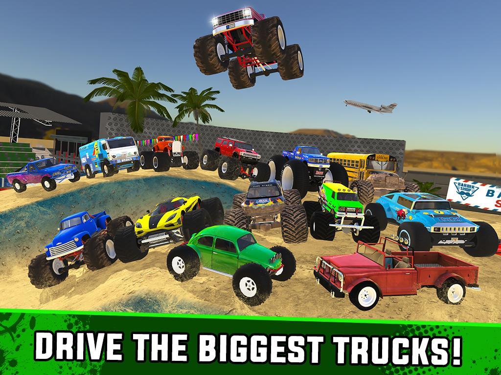 Captura de Tela do Jogo Monster Truck XT Airport Derby