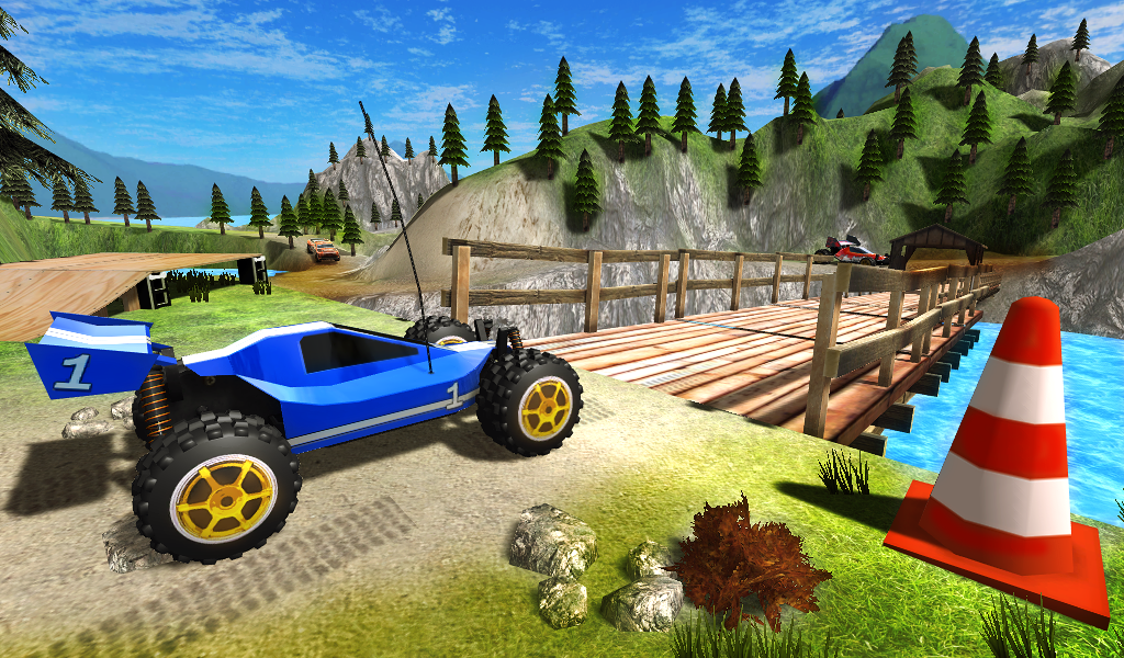Toy Truck Rally Driver Game Screenshot