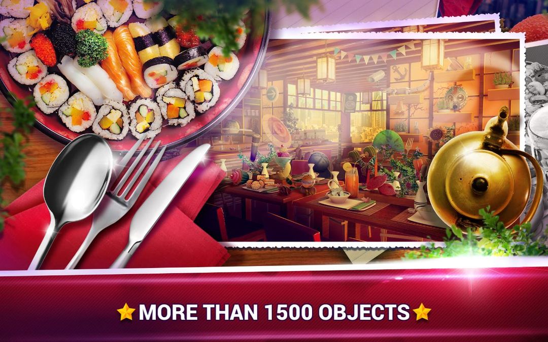 Hidden Objects Restaurants – K screenshot game