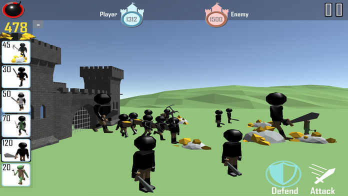 Stickman: Legacy of War 3D Pro screenshot game