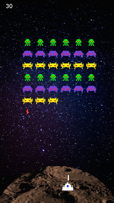 Screenshot of Invaders mini: Watch Game