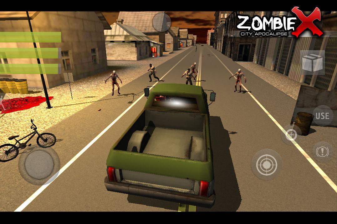 Zombie X City Apocalypse 게임 스크린 샷