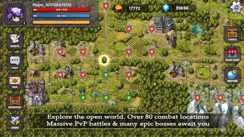 Screenshot of Hariotica: RPG adventure games