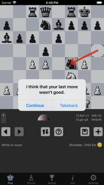 Shredder Chess Game Screenshot