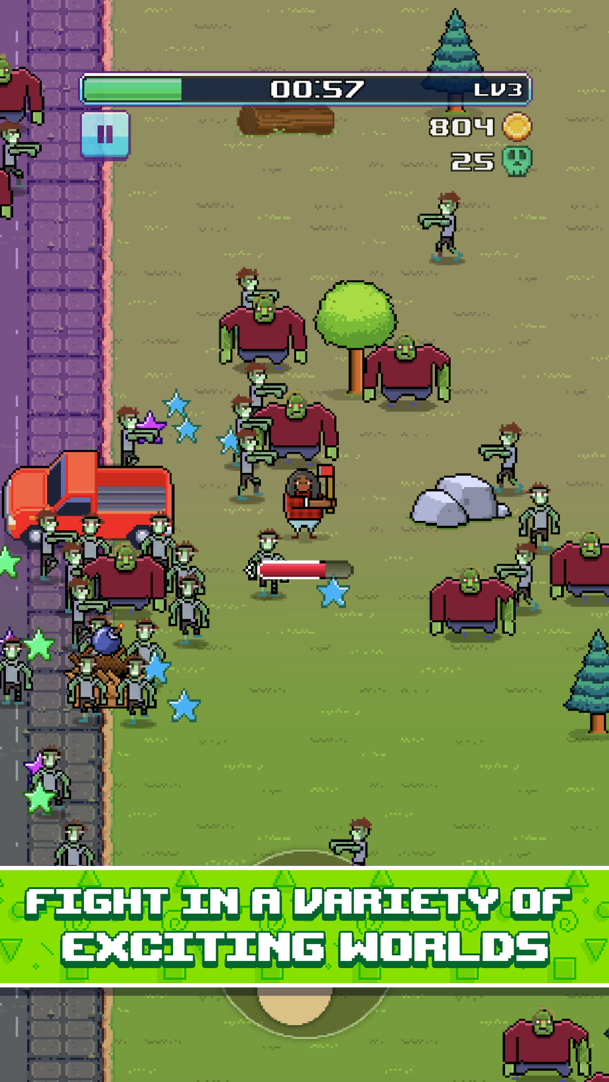 Timberman Survival Game Screenshot