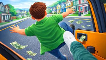 Crazy Taxi Driver: Pranks Game Game Screenshot