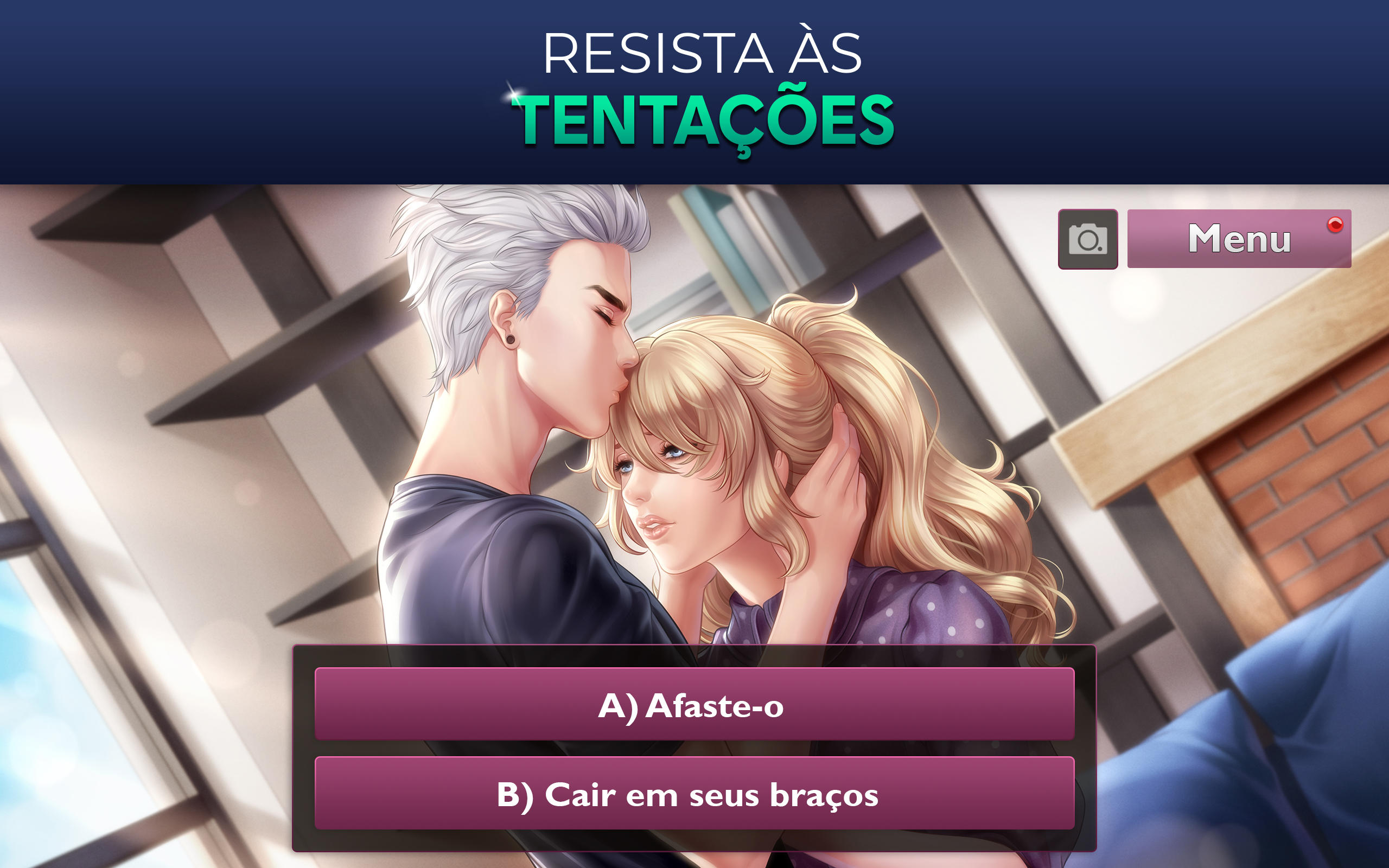 Captura de Tela do Jogo Is It Love? Peter - vampiro