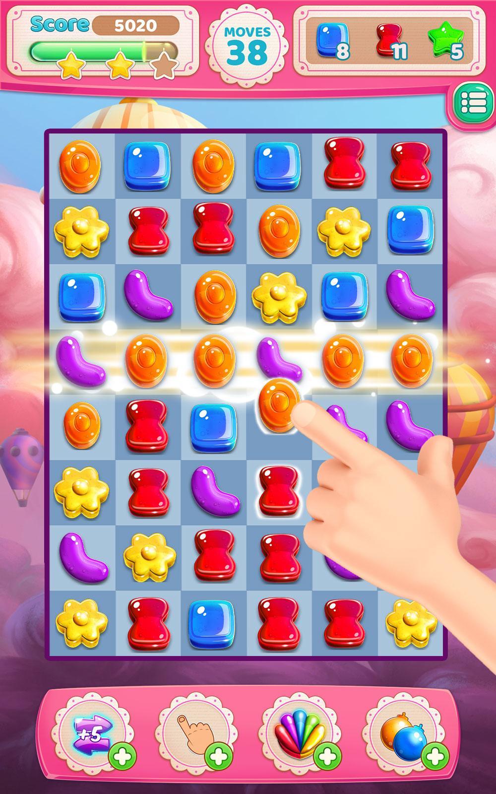 Cuplikan Layar Game Crazy Sweet Match 3