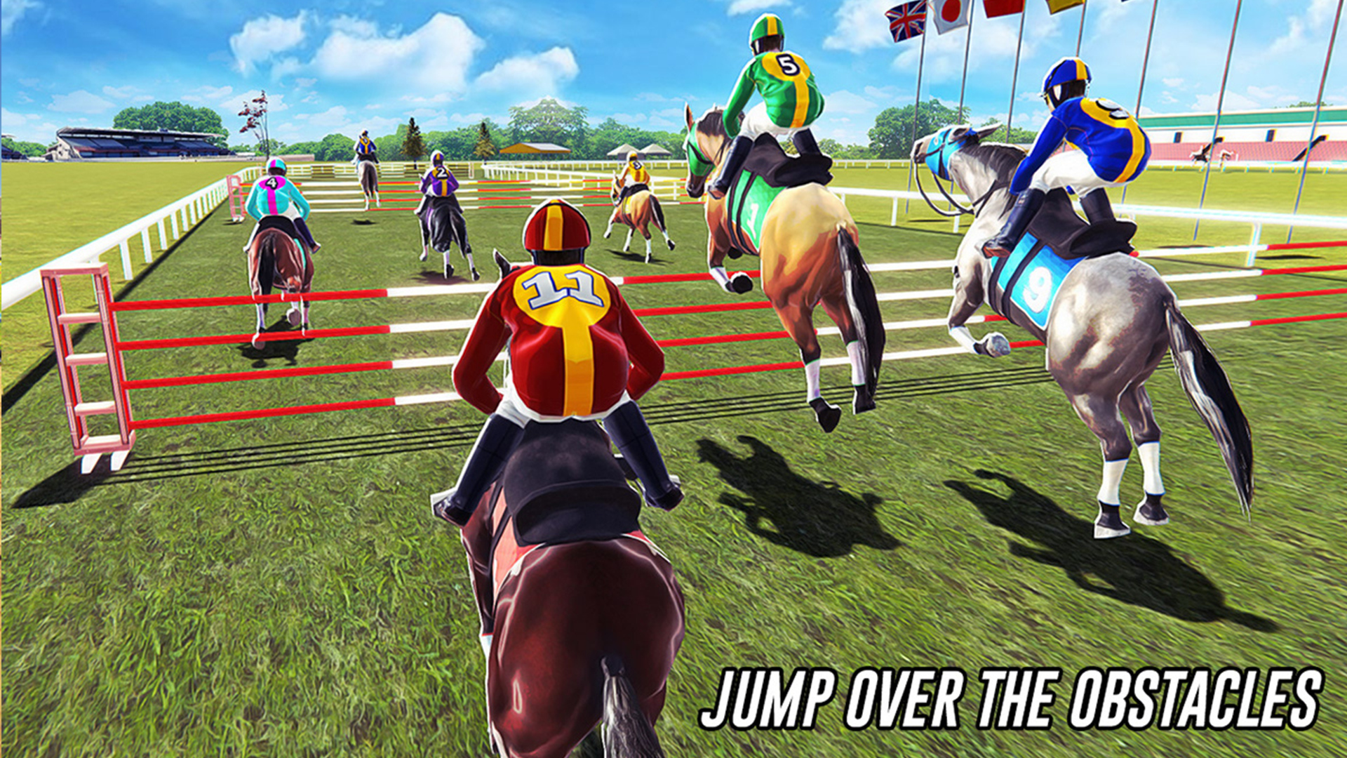 Скриншот игры Black horse Racing  3D - Game