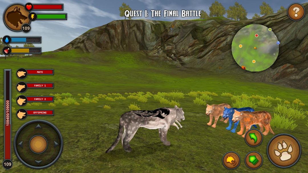 Screenshot of Cougars of the Forest