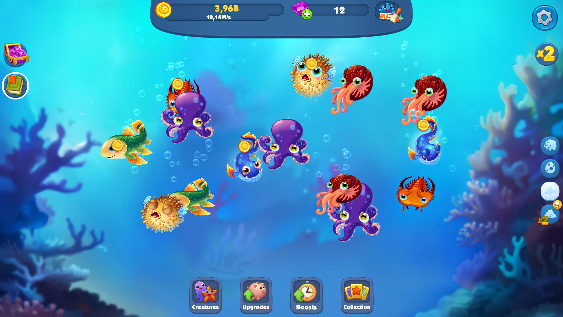 Screenshot of Game of Evolution
