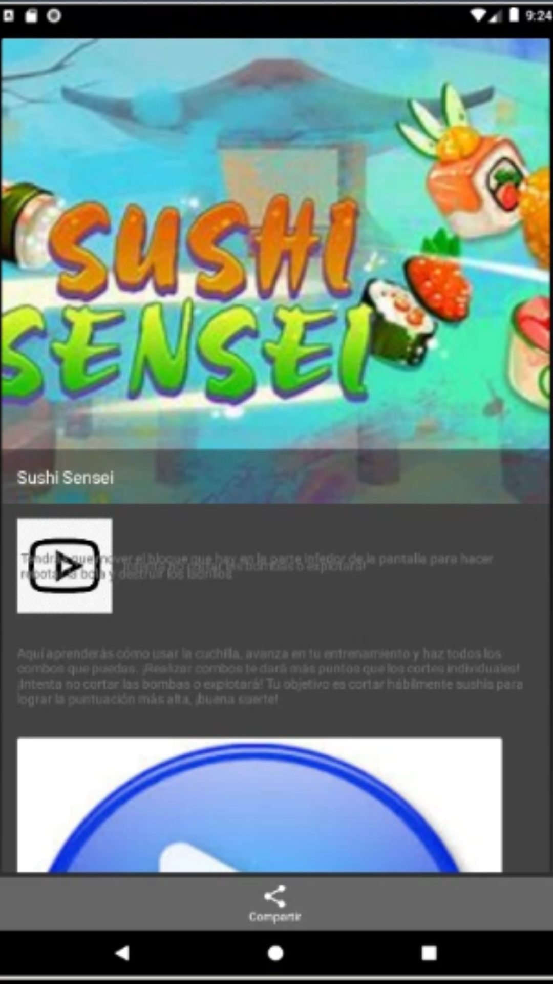 Cuplikan Layar Game Sushi Sensei