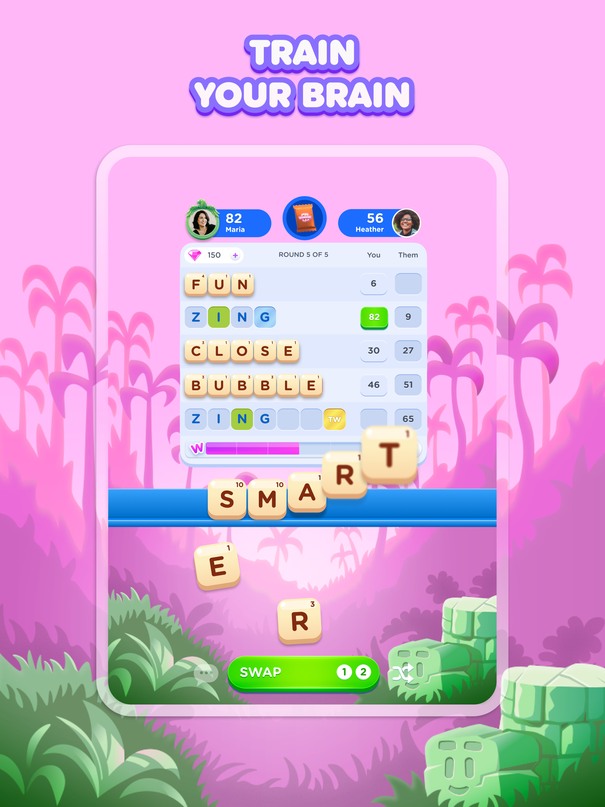 Wordzee! - Puzzle Word Game Game Screenshot