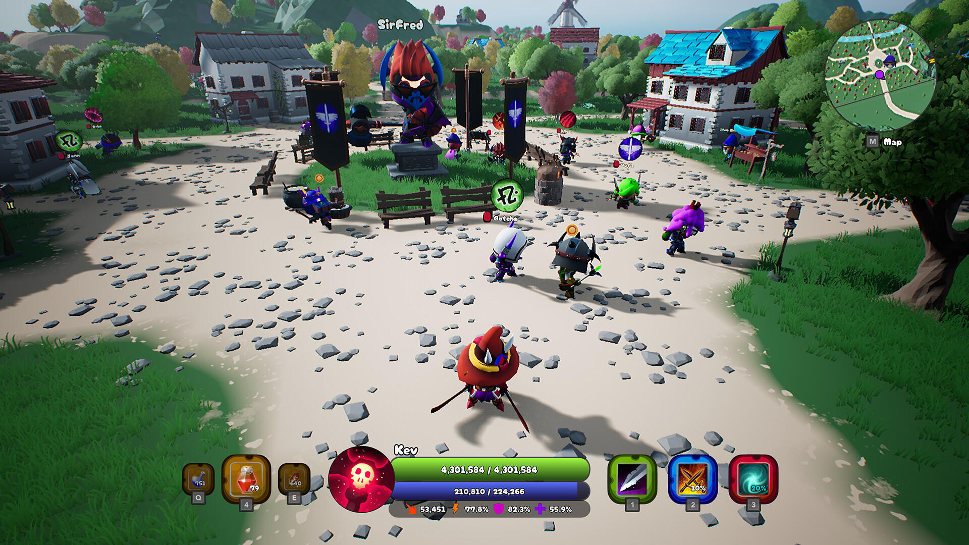 Hmph! Hmph! Yowai Game Screenshot