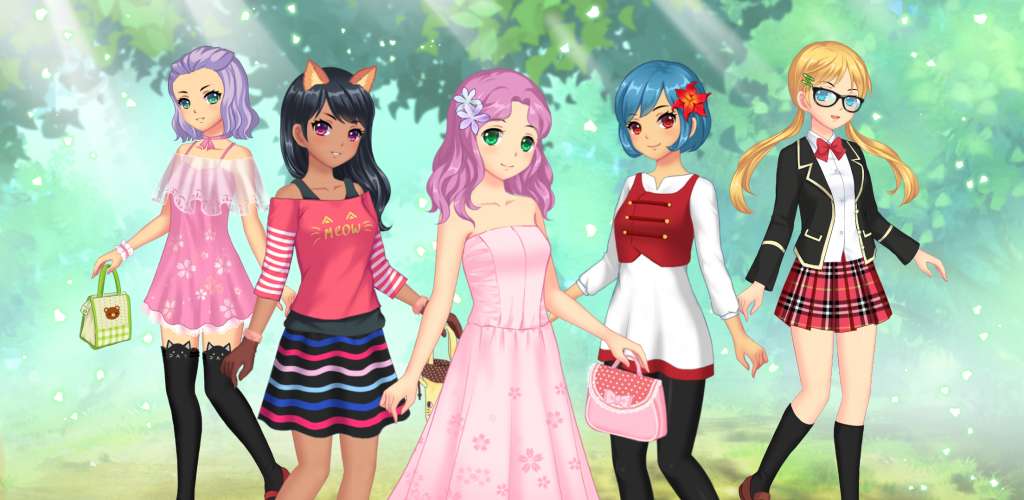 Banner of မိန်းကလေးများအတွက် Anime Dress Up ဂိမ်းများ 1.2.2