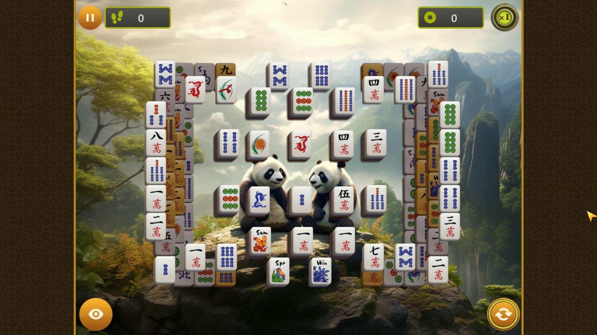 Panda Choice Mahjong Game Screenshot