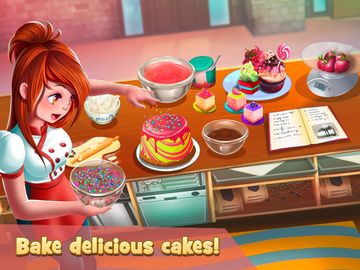 Dessert Chain: Café Waitress & Game Screenshot