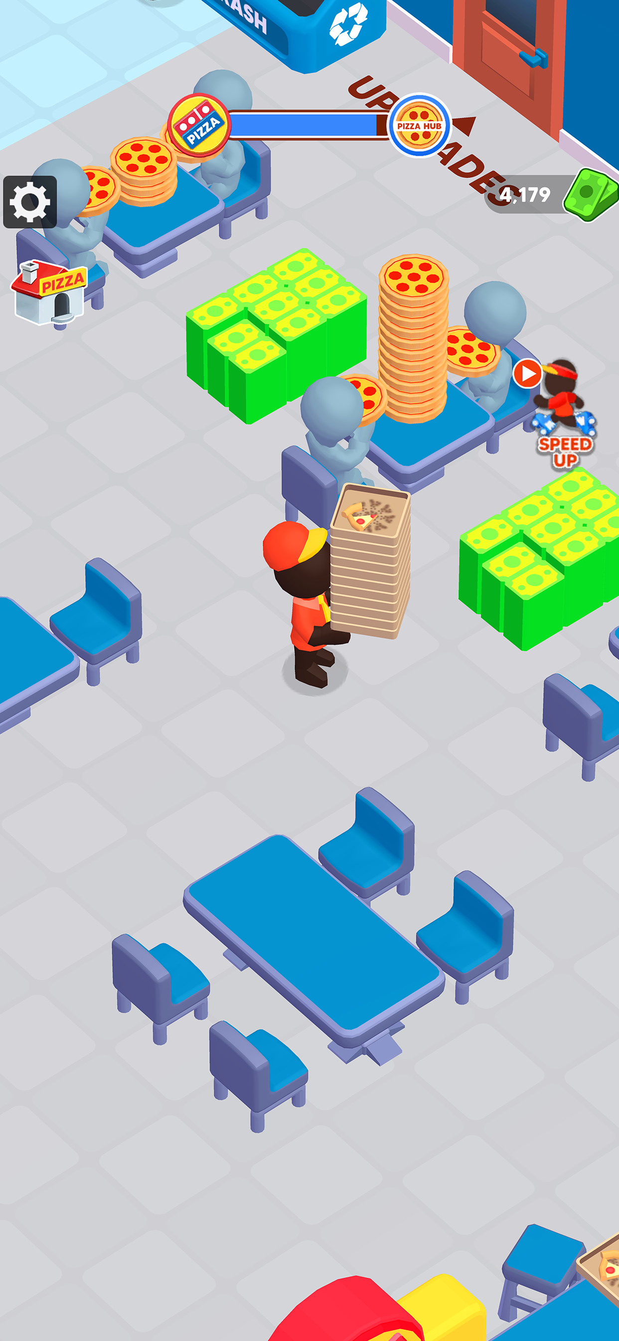 Screenshot of Idle Pizza Shop: Pizza Games