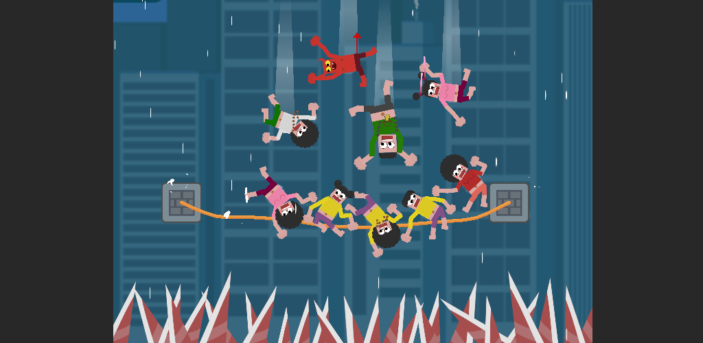 Screenshot of the video of Fall Boys: Rope Rescue