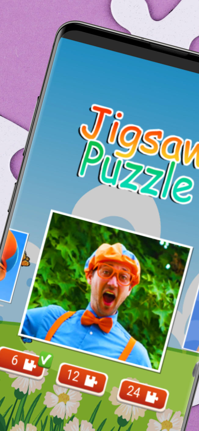 Скриншот игры Stevin John Blippi Puzzle Game