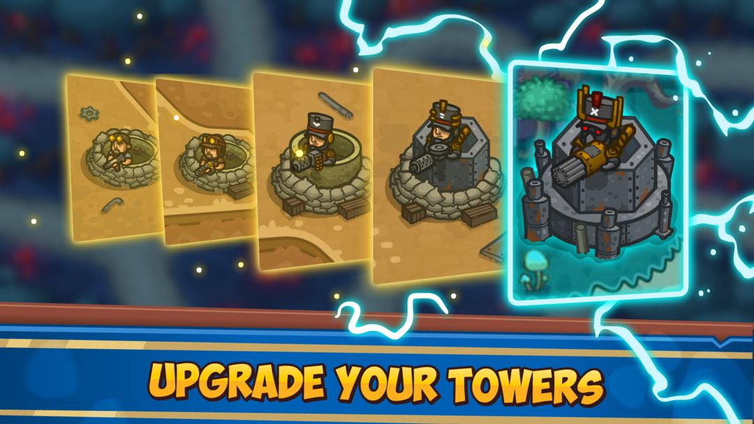 Screenshot of Steampunk Tower Defense