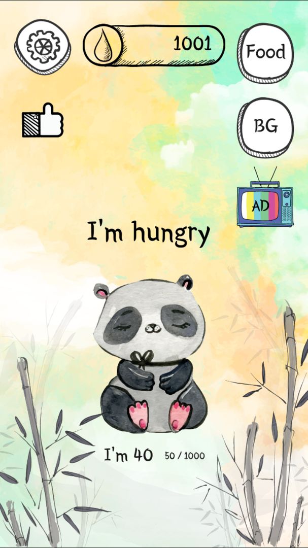 孤独のパンダさん screenshot game