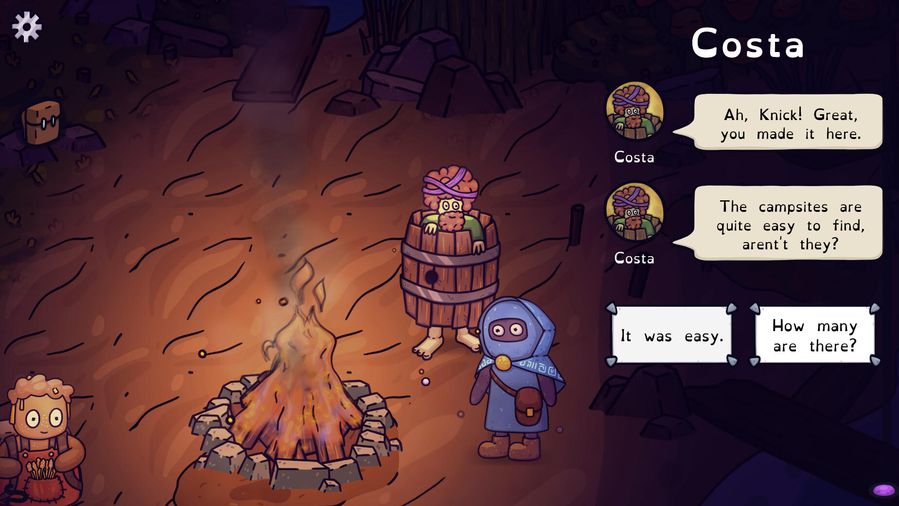 Fireside screenshot game