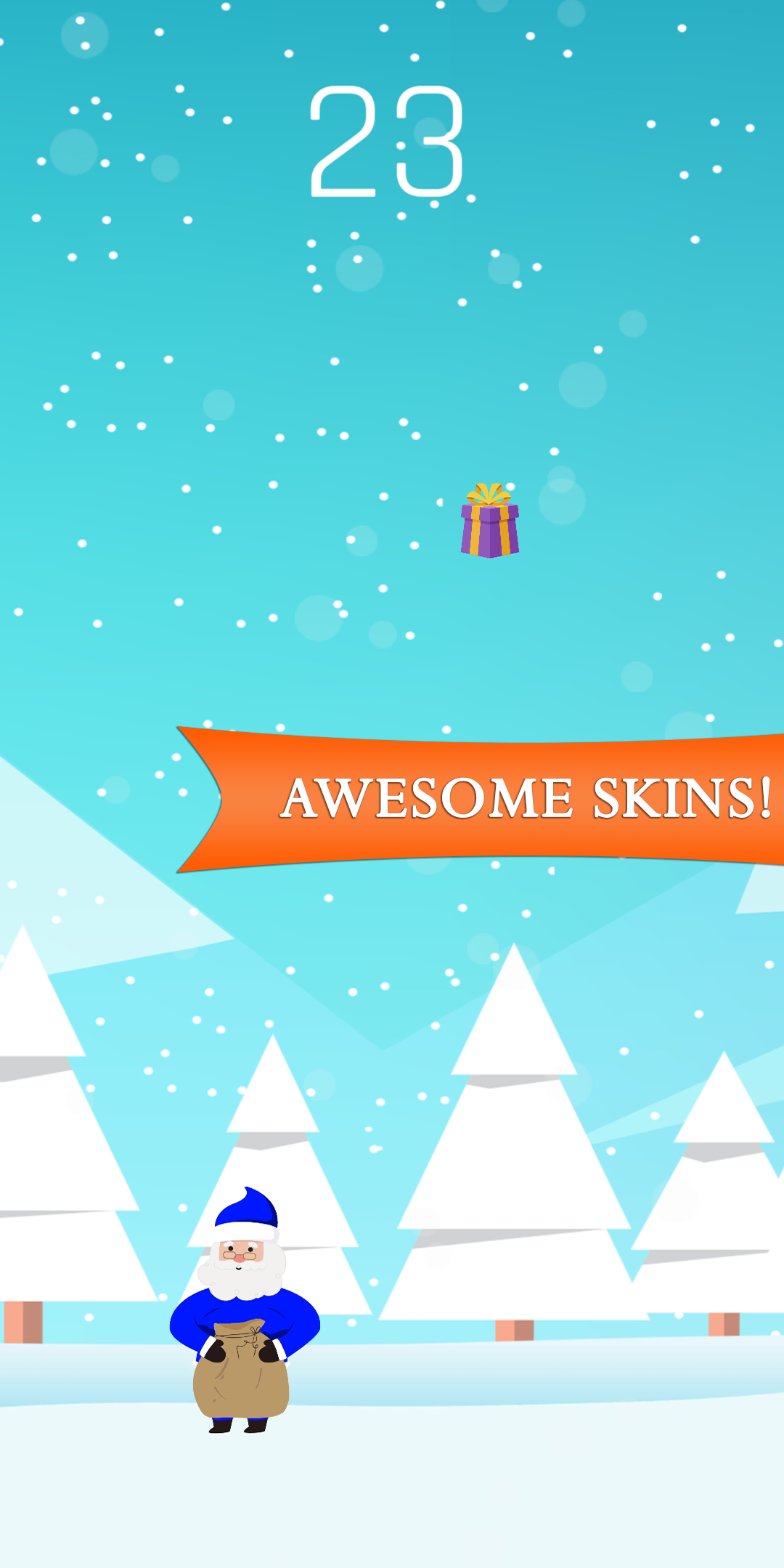 Santa Catch Game Screenshot