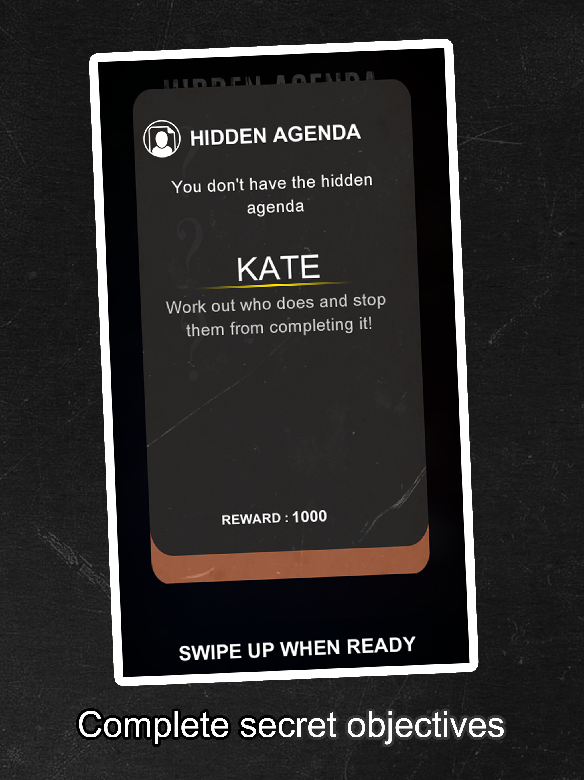 Hidden Agenda Game Screenshot