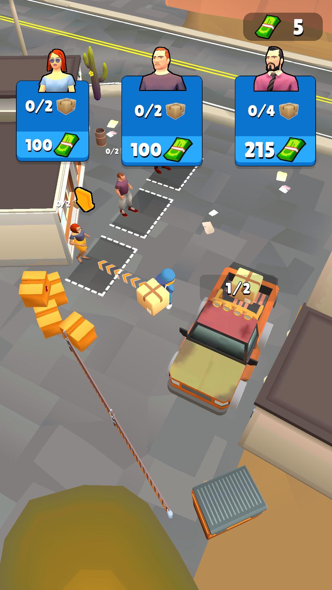 Screenshot of Idle Truck Driver