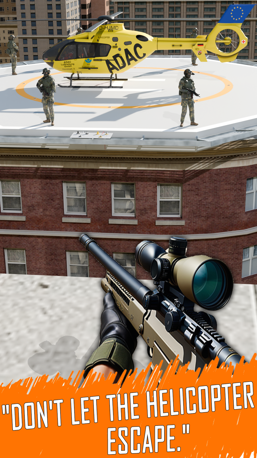 Screenshot 1 of Американский снайпер 3D — игры с оружием 1.0.7