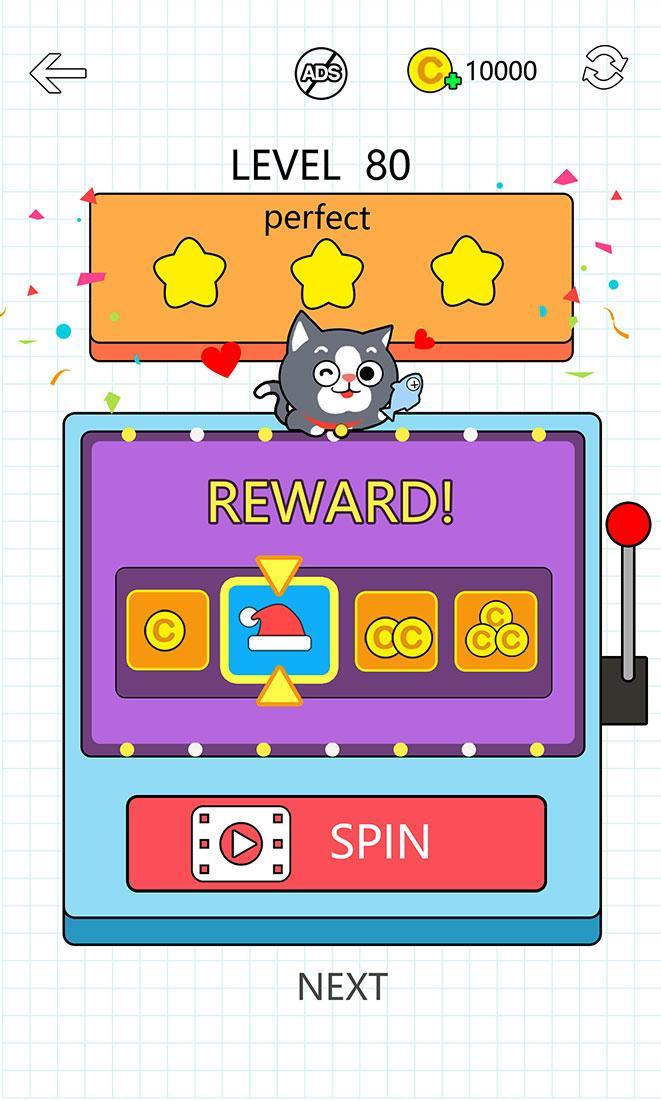 Скриншот игры Happy Cats - Cut it and Meet love