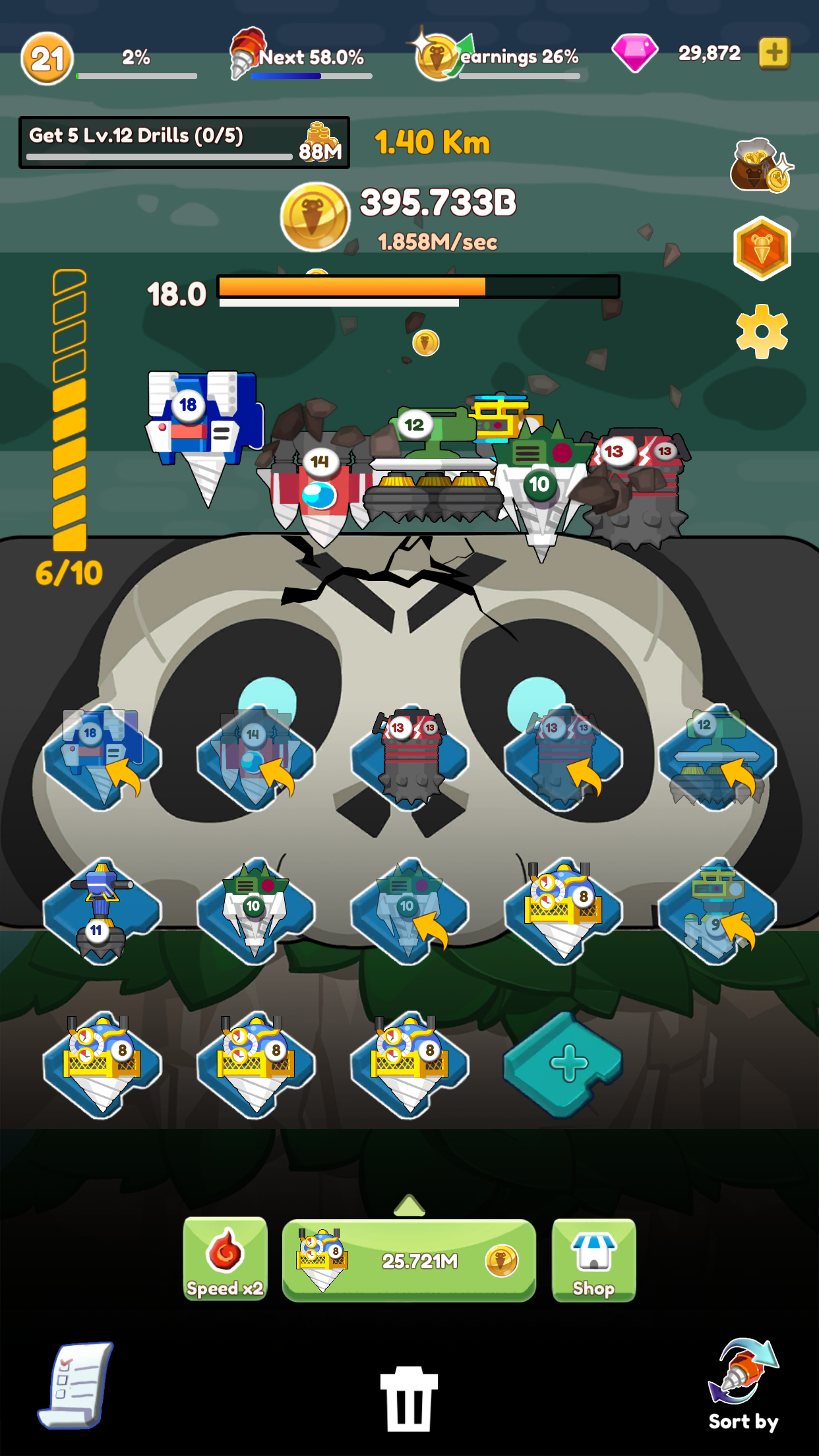 Screenshot 1 of Gabungkan Latih Tubi (Permainan Terbiar dan Gabung) 