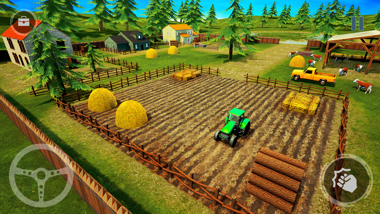 Farming Tractor Simulator 3D Game Screenshot