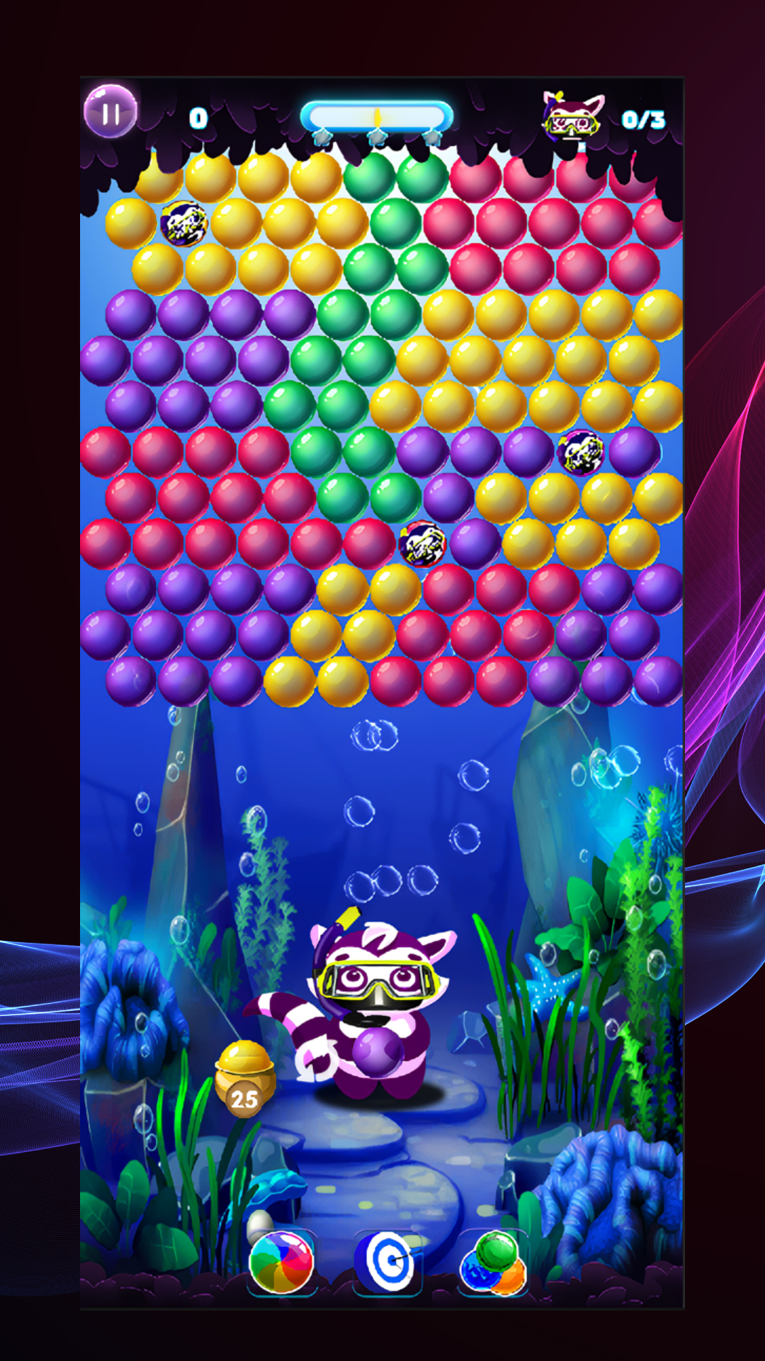 Bubble Pop Blitz Shooter Game Game Screenshot