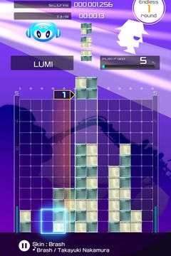 LUMINES パズル&ミュージック NEO Game Screenshot