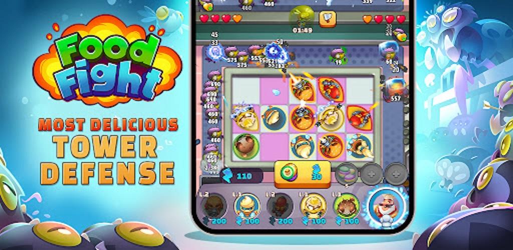 Food Fight TD: Tower Defense 的影片截圖