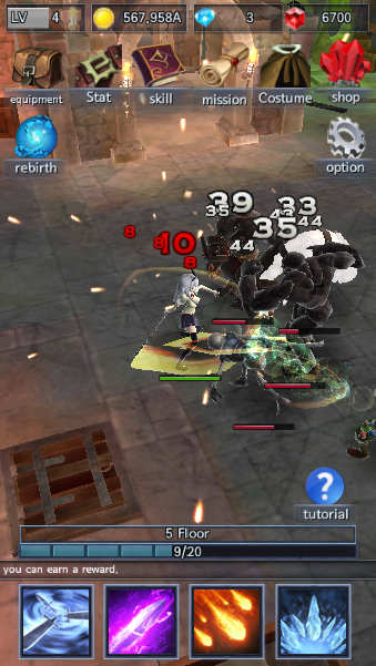 DarkWarrior Game Screenshot